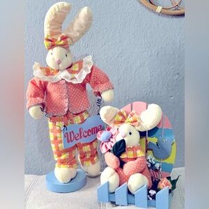 Bunny Spring Easter Decor.